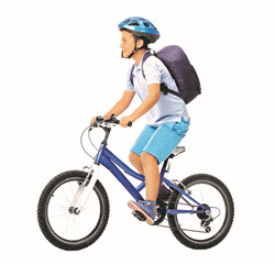 Child on Bike