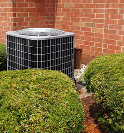 Air conditioning condenser meeting the SEER2 minimum efficiency standards.