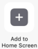 Add to Home Screen iPhone icon.